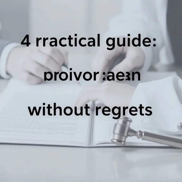 4. 후회 없는 이혼협의서 작성을 위한 실전 가이드: 핵심 체크리스트